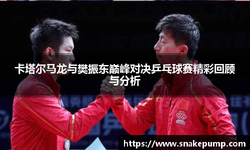 卡塔尔马龙与樊振东巅峰对决乒乓球赛精彩回顾与分析