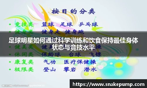 足球明星如何通过科学训练和饮食保持最佳身体状态与竞技水平